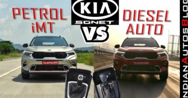 Kia Sonet Diesel AT vs Turbo Petrol iMT: Which one's 