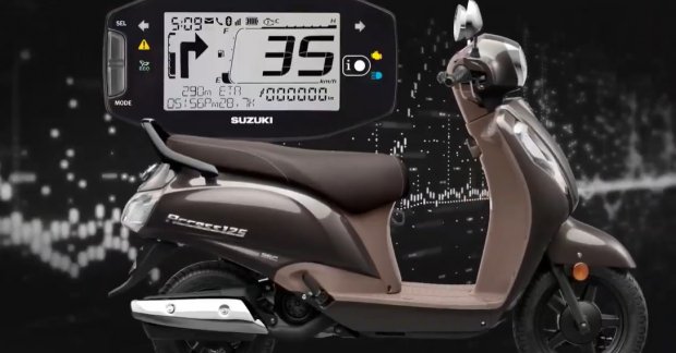 New Suzuki Access 125 Launched Gets Bluetooth Enabled Digital Console