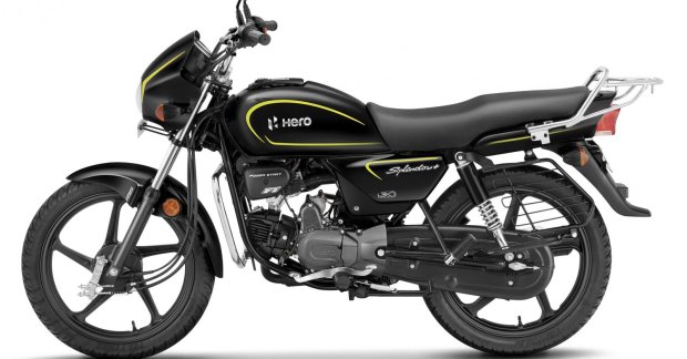 Hero splendor store bike colours