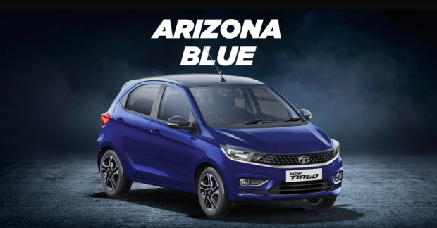 Tata Tiago Gains Arizona Blue Colour Shade, Loses Tectonic Blue Option