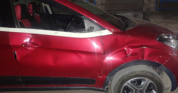 Tata Nexon (4-Star NCAP) gets T-Boned by Truck, Saves All Occupants