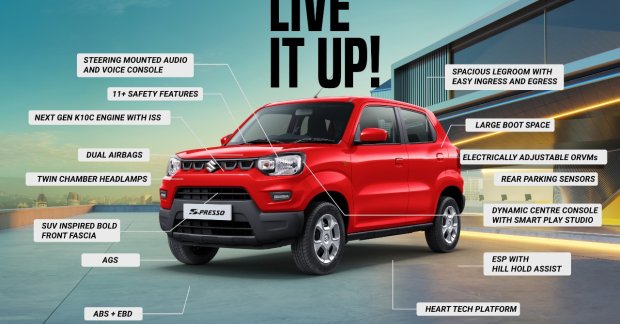 Maruti S-Presso Now With New K-Series Engine & Other New Features