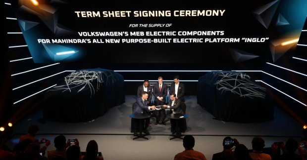 VW to Supply MEB Electric Components for New Mahindra Electric SUVs