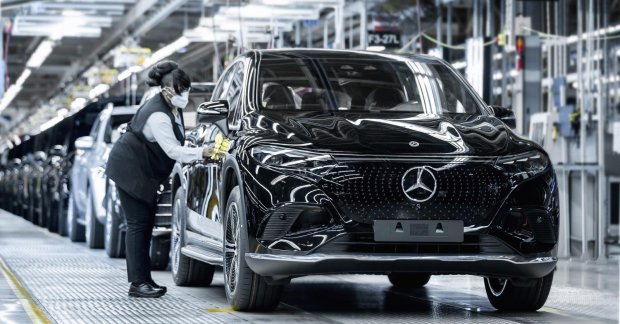 Mercedes-Benz EQS Electric SUV Production Commences
