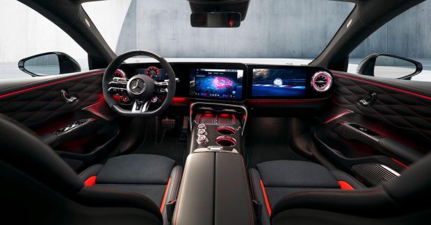 Mercedes-AMG Reveals Tech-Focused Cabin of New GT 4-Door Coupé