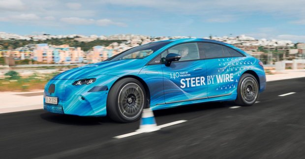Mercedes EQS Gets Steer-by-Wire Tech, Ditches Mechanical Link