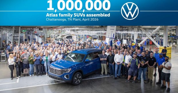 Volkswagen Builds 1 Millionth Atlas SUV, Confirms 2027 Model Launch