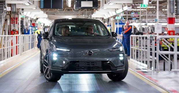 Volvo EX60 Electric SUV Production Begins in Sweden