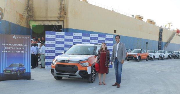 Made-in-india Citroen E-c3 Export To International Markets Commence