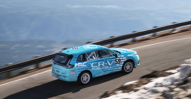 Honda Makes History with Hydrogen-Powered CR-V at Pikes Peak 2024