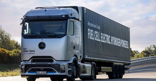 Mercedes-Benz NextGenH2 Truck Revealed Ahead of 2026 Pilot Run