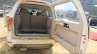 Tata Safari Storme seats folded up