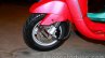 Front wheel of the Vespa VX 125