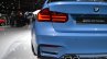 2014 BMW M3 at 2014 NAIAS exhaust