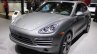 2014 Porsche Cayenne Platinum Edition front three quarter at NAIAS 2014