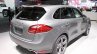 2014 Porsche Cayenne Platinum Edition rear three quarter at NAIAS 2014