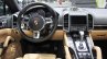 2014 Porsche Cayenne Platinum Edition steering at NAIAS 2014