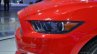 2015 Ford Mustang GT red headlight at NAIAS 2014