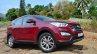 2013 Hyundai Santa Fe Review front quarter red