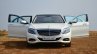 2014 Mercedes S Class review front doors open