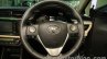 2014 Toyota Corolla steering wheel at Auto Expo 2014