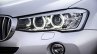 2015 BMW X3 facelift press shot headlight