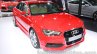 Audi A3 sedan front three quarters at Auto Expo 2014