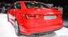 Audi A3 sedan rear three quarters at Auto Expo 2014