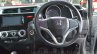 Honda Jazz steering wheel and dashboard at 2014 Auto Expo