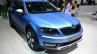 Skoda Octavia Scout front three quarters left at Geneva Motor Show