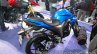 Suzuki Gixxer rear three quarters left at Auto Expo 2014