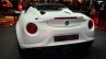 Alfa Romeo 4C Spider rear profile - Geneva Live