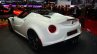 Alfa Romeo 4C Spider rear three quarter left - Geneva Live