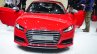 Audi TTS front with doors open - Geneva Live