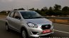 Datsun Go review front three quarter