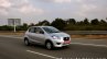 Datsun Go review image front three quarters in motion