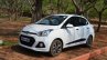 Hyundai Xcent Review front quarter shot