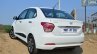 Hyundai Xcent Review rear quarter view