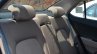 Hyundai Xcent Review rear seat back fabric