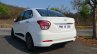 Hyundai Xcent Review rear three quarter