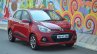 Hyundai Xcent Review red front quarter