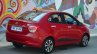 Hyundai Xcent Review red rear quarter