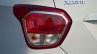 Hyundai Xcent Review taillight of the car