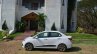 Hyundai Xcent Review white side angle