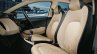 Hyundai Xcent front seating official image