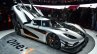 Koenigsegg One-1 front three quarters left at Geneva Motor Show