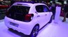 Peugeot 108 convertible rear three quarters at Geneva Motor Show