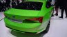 Skoda Vision C concept rear three quarter right - Geneva Live