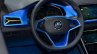 VW T-ROC SUV concept steering wheel Geneva live