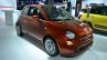 2015 Fiat 500 front three quarters at the 2014 New York Auto Show